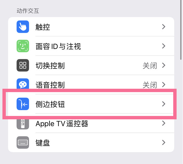 肃宁苹果14维修店分享iPhone14 Plus侧键双击下载功能关闭方法 