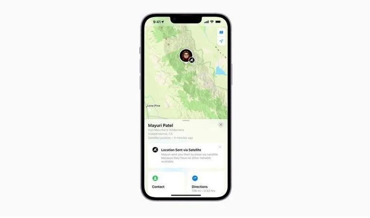 肃宁苹果14维修分享iPhone14系列中 FindMy功能通过卫星分享位置方法教程 